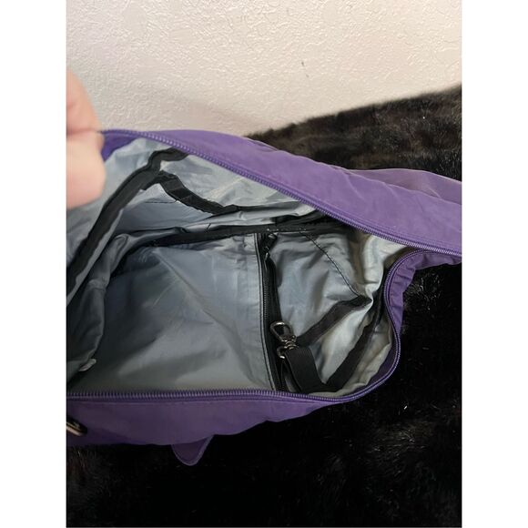 AMERIBAG Sling Bag Healthy Back Carry All Sling Bag Small Purple Soft Fabric - Picture 4 of 4